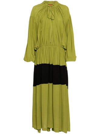 Colville Bersanetti pleated dress - Green