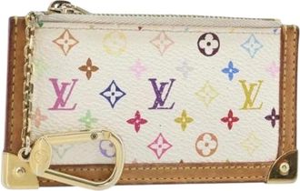 Louis Vuitton Pre-owned Wallets, female, Multicolor, Size: ONE SIZE Pre-owned Canvas Wallet