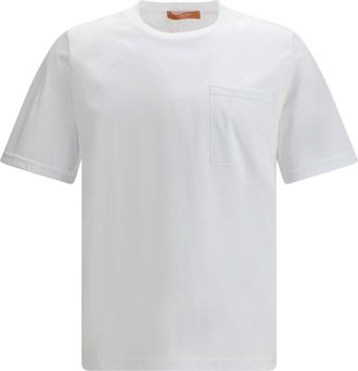 Cruna Mens T-Shirt Santorini Cream Cotton T-Shirts And Polos