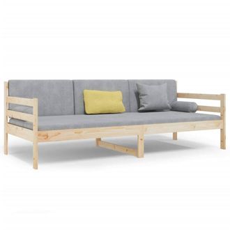 Berkfield Home Day Bed 80x200 cm Solid Wood Pine in Natural