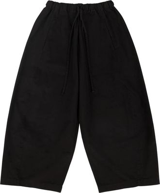 Entire studios Drawstring Pocket Broeken - Heren - Wijde Broeken - Zwart - S - Katoen - Broeken