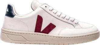 Veja Veja V-12 Sneaker in White Marsala Leather Women Low-Top