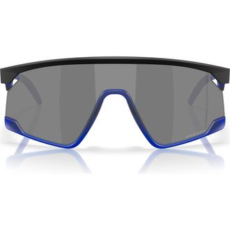 Oakley BXTR 139mm Prizm Wrap Shield Sunglasses in Matte Black at Nordstrom Rack