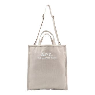 A.P.C. Tote Bags, unisex, Gray, Size: ONE SIZE Recuperation Shopper Tote