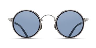 Matsuda M3100-I AS-NVY Mens Sunglasses Silver Size 45