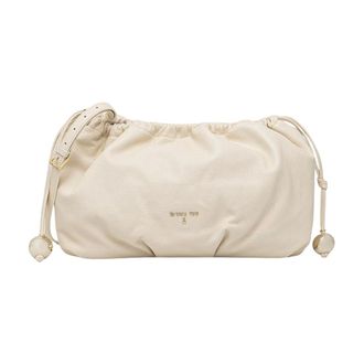 Patrizia Pepe Dames, Tassen, Beige, Maat: ONE Size Leer