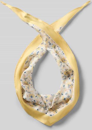 Lauren Ralph Lauren Tuch aus reiner Seide Modell FLORAL S DMD in GELB, Gr&ouml;&szlig;e 1