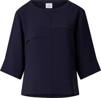 Bogner Enrica cr&ecirc;pe shirt for women - Navy blue - 34