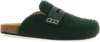 J.W.Anderson Schoenen, Dames, Groen, 37 EU, Wol, Felt Loafer Muiltjes