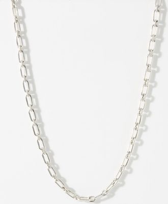 Serge DeNimes Short paperclip-link chain