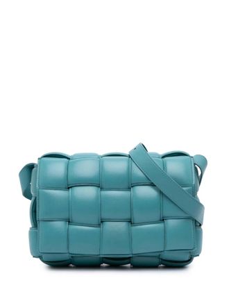 Bottega Veneta 2012-2024 Nappa Intrecciato Padded Cassette crossbody bag - Blue
