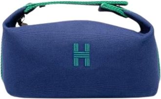 Herm&egrave;s Pre-owned Bride-A-Brac Mini Bag - Dames - Vintage Mini Tas - Blauw - ONE Size - Leer - Vintage