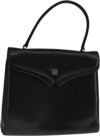 Givenchy Tweedehands leren handtassen - Dames - Vintage Handtas - Zwart - ONE Size - Leer - Vintage