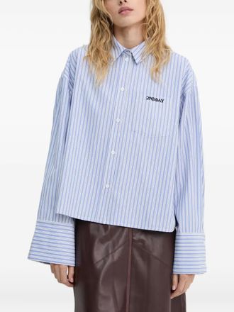 Day Birger Et Mikkelsen Camicia a righe con applicazione - Blu