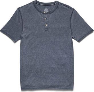 Surfside Supply Co. Sean Burnout Henley in Navy Blazer at Nordstrom, Size Xx-Large S