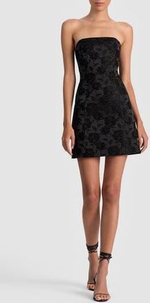 Alice & Olivia Velia Removable Strap Minidress in Black at Nordstrom Rack, Size 10