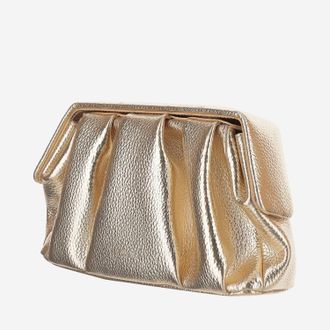 Themoir&egrave; Womens Handbag Gold Vegan Fabric Leather Handbags Hand Bags