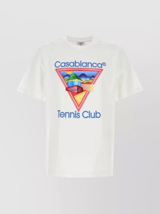 Casablanca cotton printed t-shirt