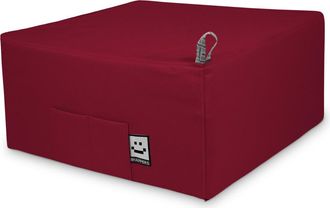 Happers Happers - Puff Cama Individual Para Una Persona Polipiel Granate &Uacute;nico Granate