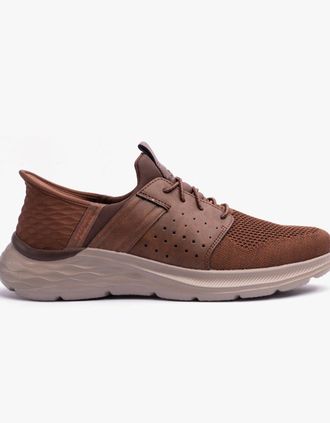 Skechers Mens Skechers 210803/ACDB GARNER - NEWICK Mens Shoes Brown - Size: 10.5