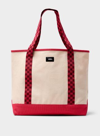Vans Mens Pergs red check accent Tote Bag