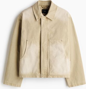 H&M Kurze Jacke im Workwear-Look - Beige