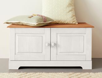 HOME AFFAIRE Sitzbank »Lisa« mit Stauraum und 2 Drehtüren, Breite 90 cm