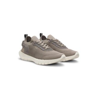 BOSS MOTION sneakers with knitted uppers and leather trims