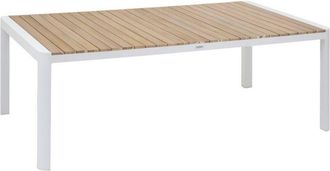 Hesperide Hesperide - Mesa De Jard&iacute;n Rectangular Paradize De Acacia Y Aluminio - Hesp&eacute;ride