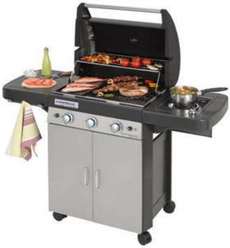 Campingaz Barbacoa A Gas 3 Quemadores + Hornillo Classic Ls Plus 9.600