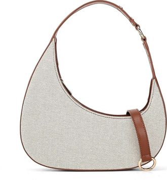 Generic Compatible For Womens Large Capacity Crossbody Handbag Single Shoulder Trendy Design Bucket Bag Daily Match(White)