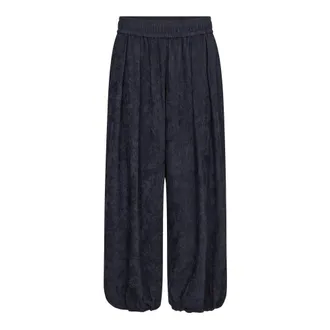 Mos Mosh MOS Mosh, Broeken, Dames, Blauw, XL, Wijde broek