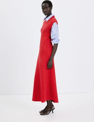 Mango Abito maglia collo Perkins rosso - Donna - XXS - MANGO