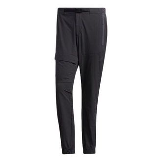 adidas Belt Jg Pant Outdoor Casual Bundle Feet Sports Pants Black GN7341