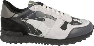 Valentino Rockrunner Suede Leather Sneakers