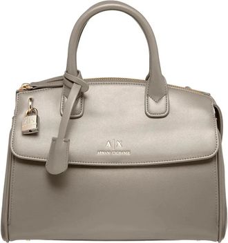 A|X Armani Exchange Tassen.. Beige - Dames - Handtassen - Beige - ONE Size - Polyester - Tassen