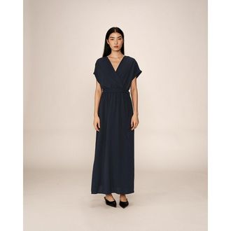Grace & Mila Soepele maxi-jurk met riem, PAPILLON