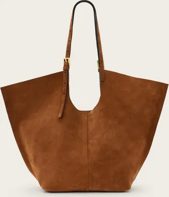 AllSaints Ara Suede Tote Bag