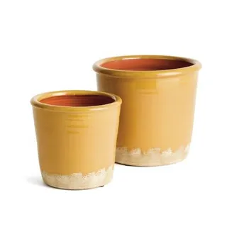 Napa Home & Garden Maisha Yellow Terracotta Pots Set of 2 at Nordstrom