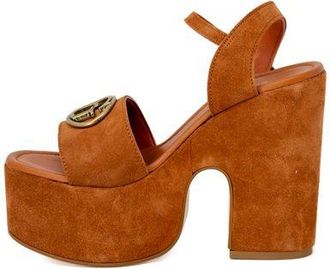 Guess Brown Suede Leather High Heel Womens Pumps