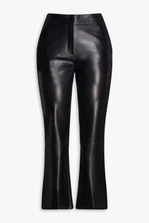 Stand Studio Zoe faux leather kick-flare pants - Black - FR 40