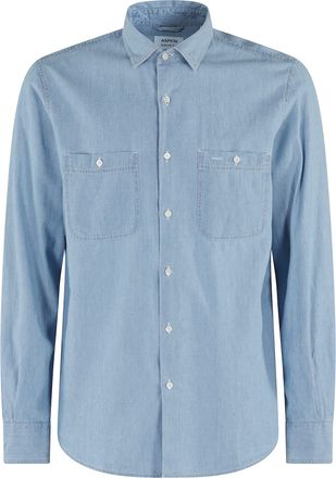 Aspesi Denim Long-sleeved Shirt