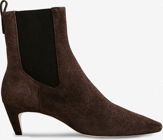 Reformation Wildlederstiefeletten mit Absatz Roberta 50