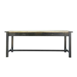 Maisons du monde Mesa de comedor de mango y metal L.200