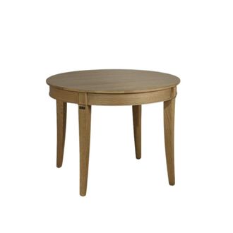 Robin des Bois Mesa redonda de roble para 4 personas beige