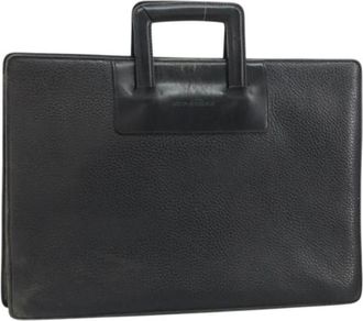 Burberry Pre-owned Handbags, female, Black, Size: ONE SIZE Pre-owned Vintage Handbag