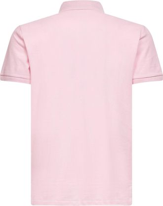 Polo Ralph Lauren Mens Polo Shirt Bear Custom Slim-Fit Garden Pink Cotton T-shirts And Polos
