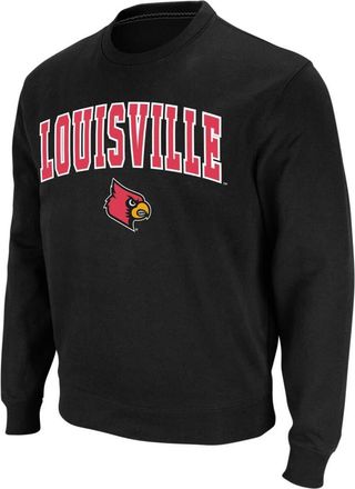Colosseum Mens Colosseum Black Louisville Cardinals Arch & Logo Crew Neck Sweatshirt at Nordstrom, Size Medium