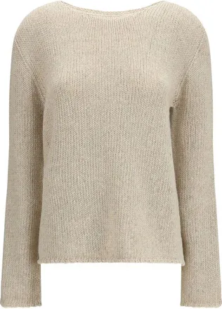 The Row Beige Cashmere Womens Sweater