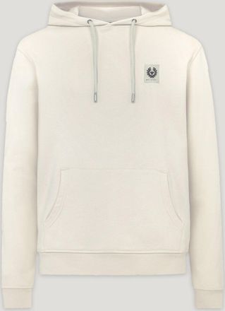 Belstaff Hoodie Mens Cotton Fleece Silver Birch Size 3XL